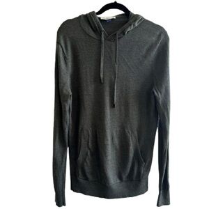 Artefact Brosnan Merino Wool Hoodie Green Minimal Pullover Fall Winter Cozy